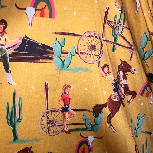 VOODOO VIXEN DIANA RETRO COWGIRL ๐ด DRESS ๐ค - Picture 12 of 16